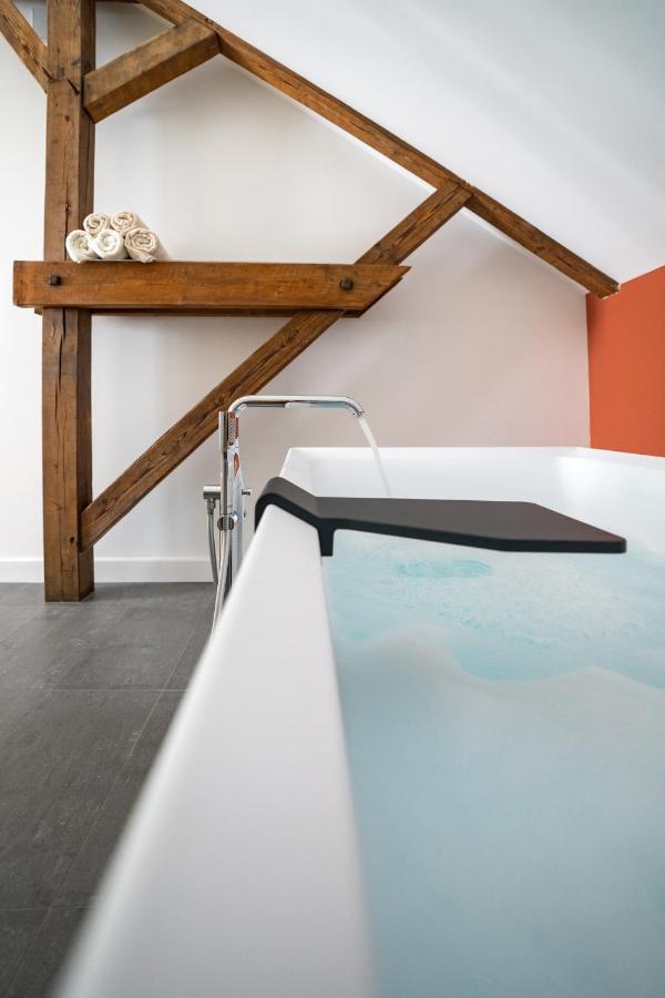 Krafft, Centre Ville, Climatise, Baignoire Double - La Cle Des Sacres Reims Exterior foto